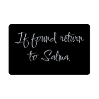 Load image into Gallery viewer, Salma Wallet Card for Birthday Christmas - Personalized Custom Name - If Found Return to Salma – front view
