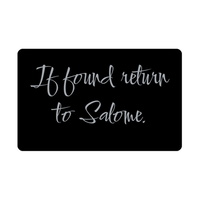 Load image into Gallery viewer, Salome Wallet Card for Birthday Christmas - Personalized Custom Name - If Found Return to Salome – front view
