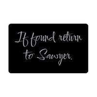 Load image into Gallery viewer, Sawyer Wallet Card for Birthday Christmas - Personalized Custom Name - If Found Return to Sawyer – front view
