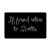 Load image into Gallery viewer, Scottie Wallet Card for Birthday Christmas - Personalized Custom Name - If Found Return to Scottie – front view
