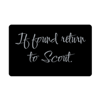 Load image into Gallery viewer, Scout Wallet Card for Birthday Christmas - Personalized Custom Name - If Found Return to Scout – front view
