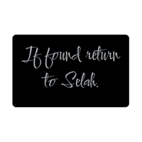 Load image into Gallery viewer, Selah Wallet Card for Birthday Christmas - Personalized Custom Name - If Found Return to Selah – front view
