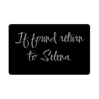 Load image into Gallery viewer, Selena Wallet Card for Birthday Christmas - Personalized Custom Name - If Found Return to Selena – front view
