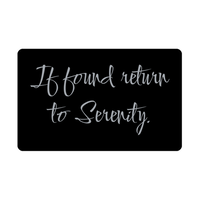 Load image into Gallery viewer, Serenity Wallet Card for Birthday Christmas - Personalized Custom Name - If Found Return to Serenity – front view
