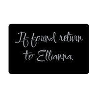 Load image into Gallery viewer, Ellianna Wallet Card for Birthday Christmas - Personalized Custom Name - If Found Return to Ellianna – front view

