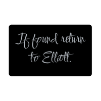 Load image into Gallery viewer, Elliott Wallet Card for Birthday Christmas - Personalized Custom Name - If Found Return to Elliott – front view
