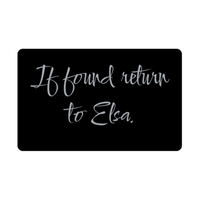 Load image into Gallery viewer, Elsa Wallet Card for Birthday Christmas - Personalized Custom Name - If Found Return to Elsa – front view

