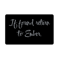 Load image into Gallery viewer, Ember Wallet Card for Birthday Christmas - Personalized Custom Name - If Found Return to Ember – front view
