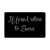 Load image into Gallery viewer, Emerie Wallet Card for Birthday Christmas - Personalized Custom Name - If Found Return to Emerie – front view
