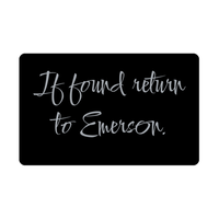 Load image into Gallery viewer, Emerson Wallet Card for Birthday Christmas - Personalized Custom Name - If Found Return to Emerson – front view
