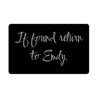 Load image into Gallery viewer, Emily Wallet Card for Birthday Christmas - Personalized Custom Name - If Found Return to Emily – front view
