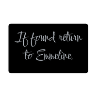 Load image into Gallery viewer, Emmeline Wallet Card for Birthday Christmas - Personalized Custom Name - If Found Return to Emmeline – front view
