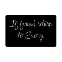 Load image into Gallery viewer, Emory Wallet Card for Birthday Christmas - Personalized Custom Name - If Found Return to Emory – front view
