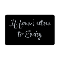 Load image into Gallery viewer, Ensley Wallet Card for Birthday Christmas - Personalized Custom Name - If Found Return to Ensley – front view

