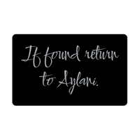 Load image into Gallery viewer, Aylani Wallet Card for Birthday Christmas - Personalized Custom Name - If Found Return to Aylani – front view
