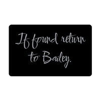 Load image into Gallery viewer, Bailey Wallet Card for Birthday Christmas - Personalized Custom Name - If Found Return to Bailey – front view
