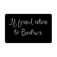 Load image into Gallery viewer, Beatrice Wallet Card for Birthday Christmas - Personalized Custom Name - If Found Return to Beatrice – front view

