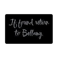 Load image into Gallery viewer, Bellamy Wallet Card for Birthday Christmas - Personalized Custom Name - If Found Return to Bellamy – front view
