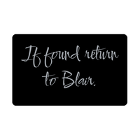 Load image into Gallery viewer, Blair Wallet Card for Birthday Christmas - Personalized Custom Name - If Found Return to Blair – front view
