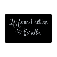 Load image into Gallery viewer, Briella Wallet Card for Birthday Christmas - Personalized Custom Name - If Found Return to Briella – front view
