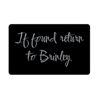Load image into Gallery viewer, Brinley Wallet Card for Birthday Christmas - Personalized Custom Name - If Found Return to Brinley – front view
