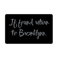 Load image into Gallery viewer, Brooklynn Wallet Card for Birthday Christmas - Personalized Custom Name - If Found Return to Brooklynn – front view
