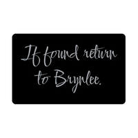 Load image into Gallery viewer, Brynlee Wallet Card for Birthday Christmas - Personalized Custom Name - If Found Return to Brynlee – front view
