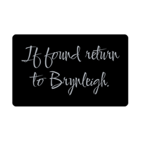 Load image into Gallery viewer, Brynleigh Wallet Card for Birthday Christmas - Personalized Custom Name - If Found Return to Brynleigh – front view
