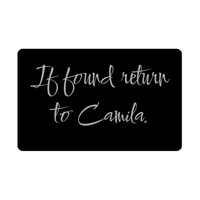 Load image into Gallery viewer, Camila Wallet Card for Birthday Christmas - Personalized Custom Name - If Found Return to Camila – front view
