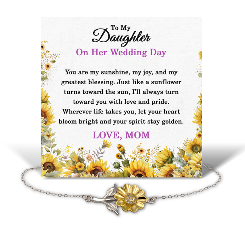 To My Daughter on Her Wedding Day from Mom – front view