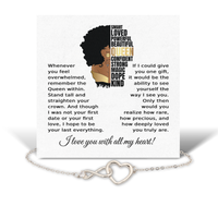Load image into Gallery viewer, African American Gifts for Women - Black Women Bracelet for Her – front view
